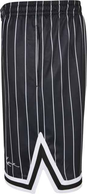 Pinstripe Mesh Short