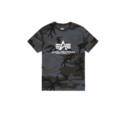 T-shirt camouflage imprimé au dos