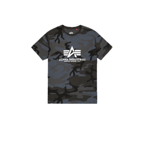 T-shirt camouflage imprimé au dos