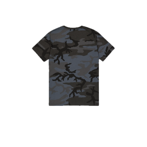 T-shirt camouflage imprimé au dos
