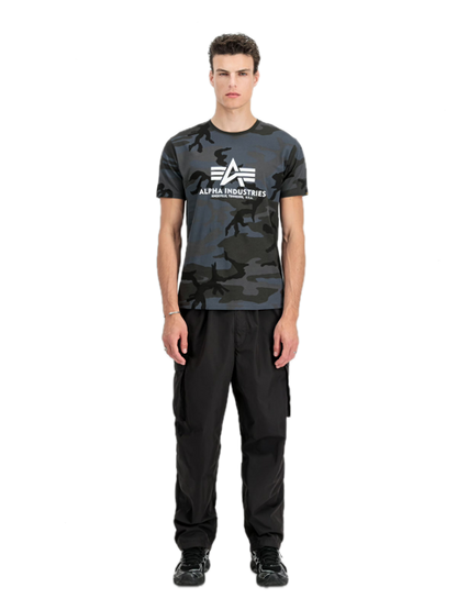 T-shirt camouflage imprimé au dos