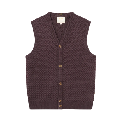 Blkvis Script Cable Knit Vest