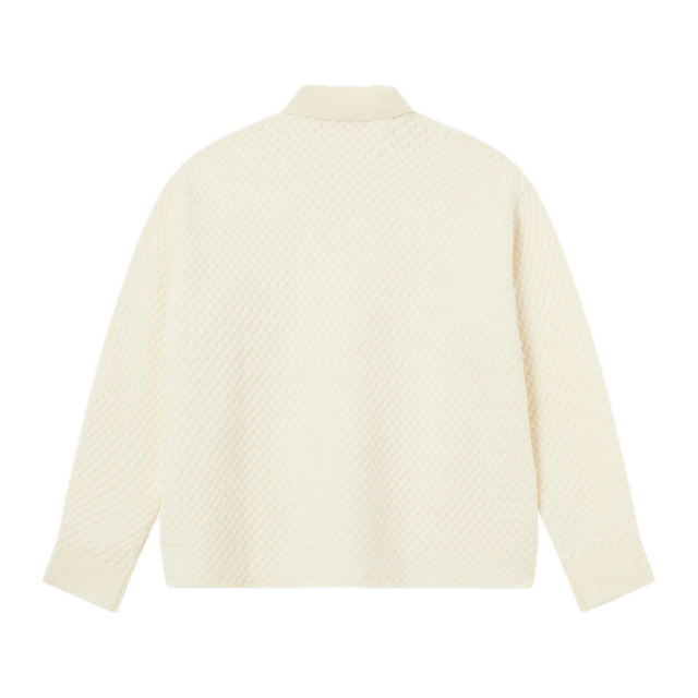 Blkvis Script Cable Knit Polo