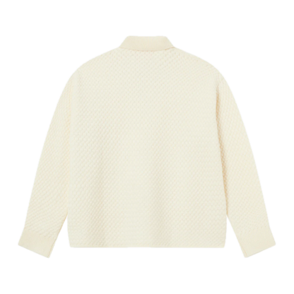 Blkvis Script Cable Knit Polo