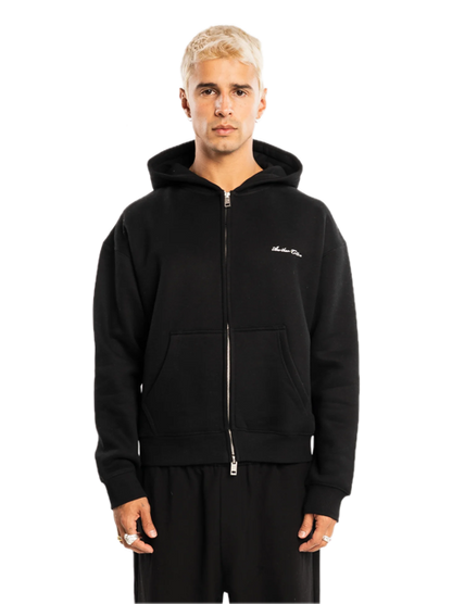 Basic Box Fit Zip Hoodie