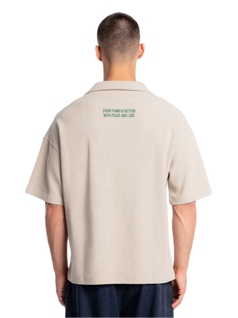 Peace Waffle Polo