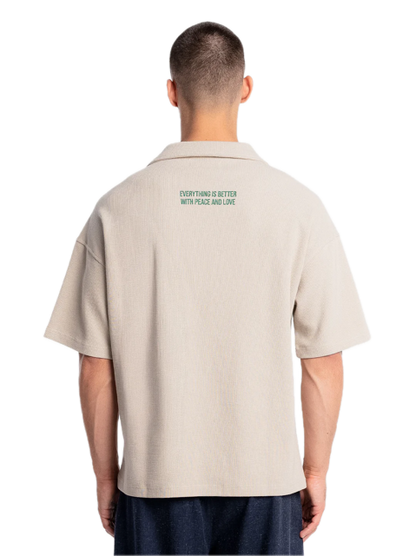 Peace Waffle Polo