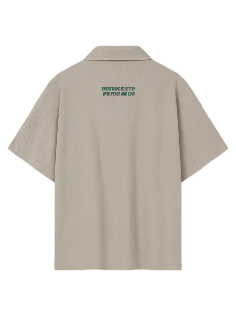Peace Waffle Polo