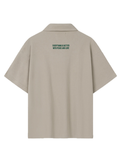 Peace Waffle Polo