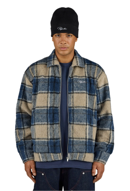 Teros Furry Flannel Overshirt Checked