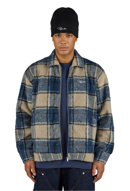 Teros Furry Flannel Overshirt Checked
