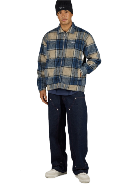 Teros Furry Flannel Overshirt Checked