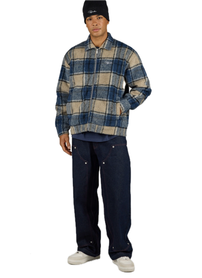 Teros Furry Flannel Overshirt Checked