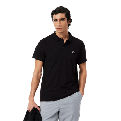 Ribbed Collar Polo