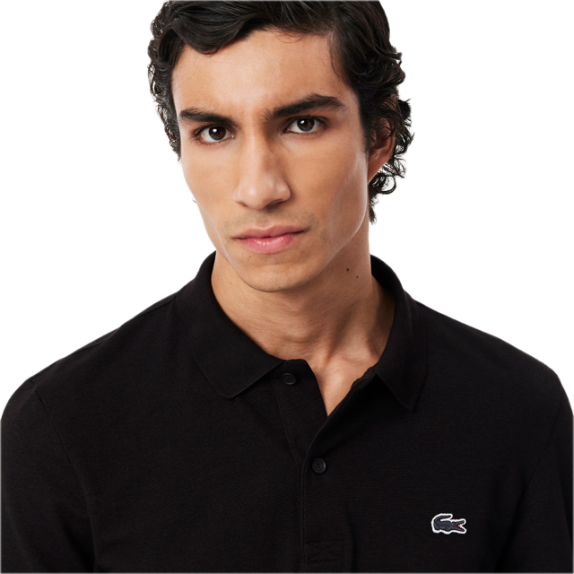 Ribbed Collar Polo