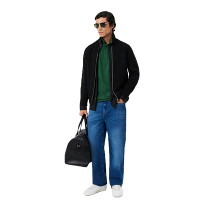 Ribbed Collar Polo DH5522