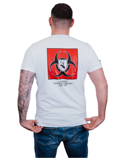 T-Shirt "Hazard" weiß