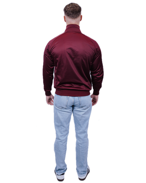 Taped Trainingsjacke burgundy
