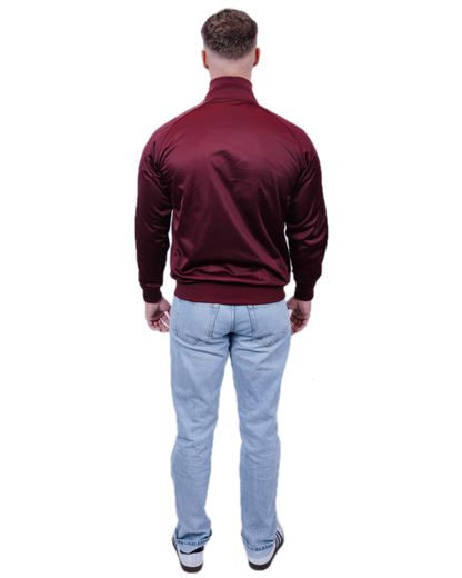 Taped Trainingsjacke burgundy