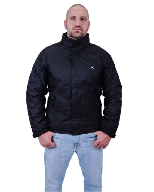 Jacke "Metropolis" Fleece gefüttert schwarz