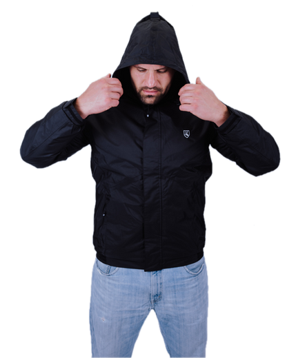 Jacke "Metropolis" Fleece gefüttert schwarz