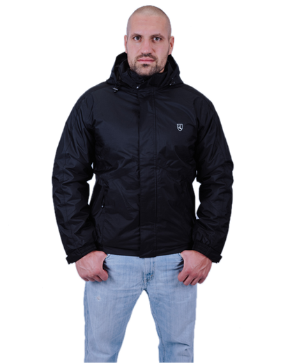 Jacke "Metropolis" Fleece gefüttert schwarz