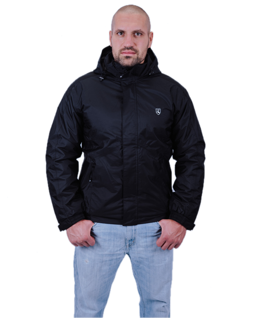Jacke "Metropolis" Fleece gefüttert schwarz