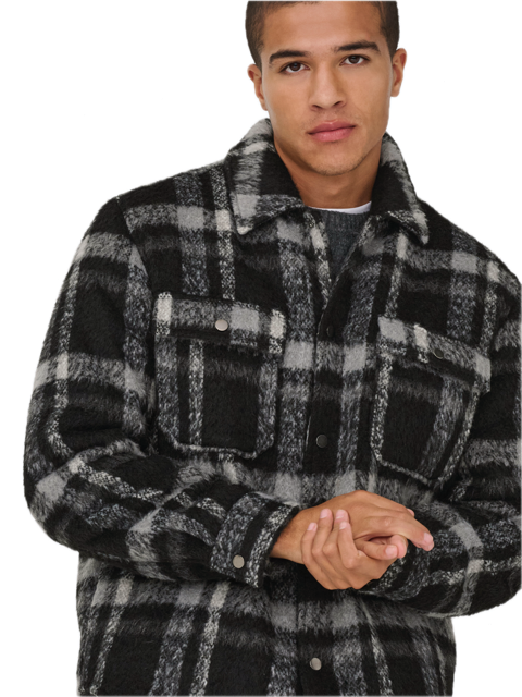 Gio Lf Check Padded Jacket