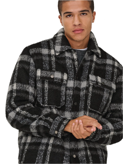 Gio Lf Check Padded Jacket