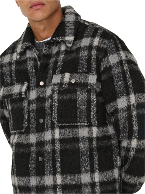 Gio Lf Check Padded Jacket