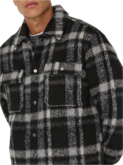 Gio Lf Check Padded Jacket