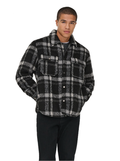 Gio Lf Check Padded Jacket