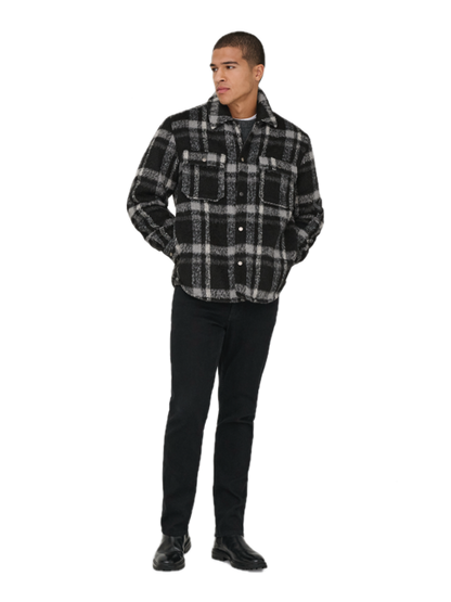 Gio Lf Check Padded Jacket