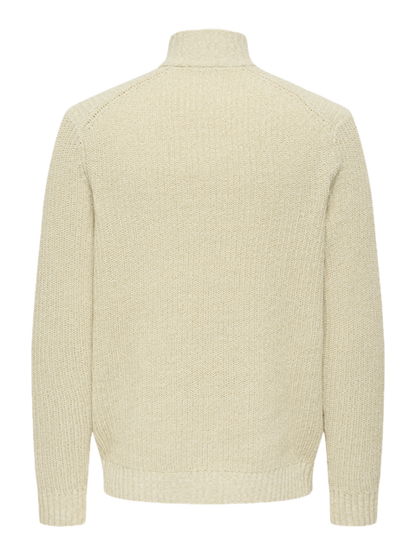 Join Reg LS High Neck Knit Camp