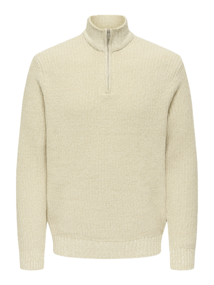 Join Reg LS High Neck Knit Camp