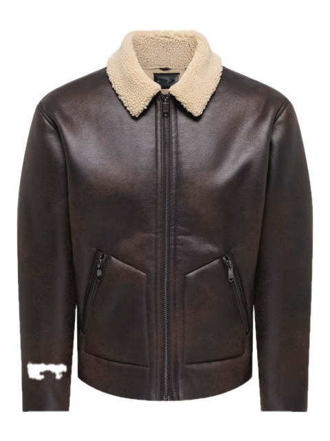 Riker PU Shearling Jacket OTW VD