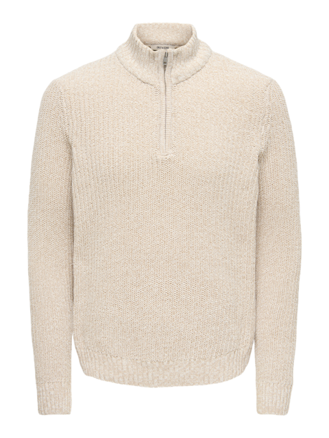 Join Reg LS High Neck Knit Champ