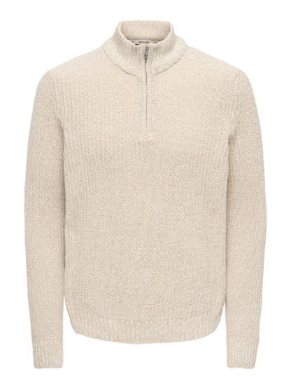 Join Reg LS High Neck Knit Champ