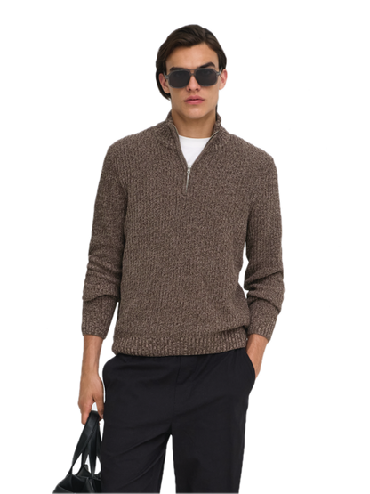 Join Reg LS High Neck Knit Champ
