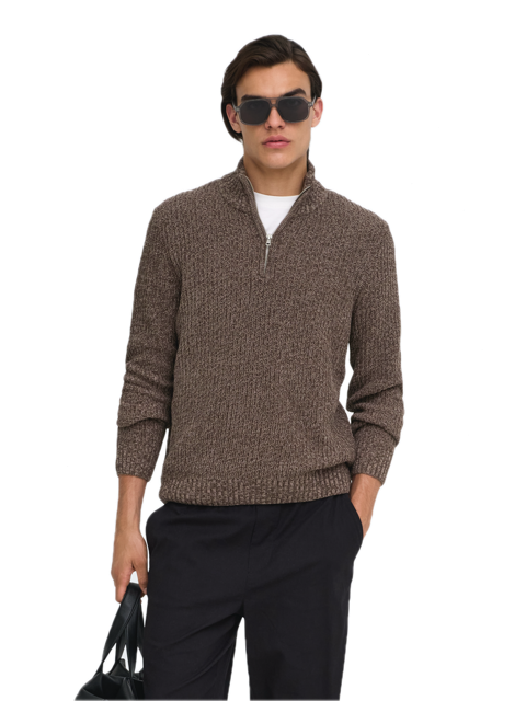Join Reg LS High Neck Knit Champ