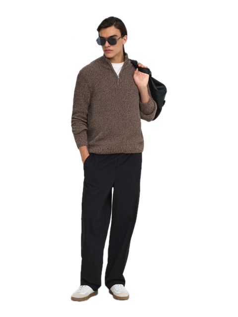Join Reg LS High Neck Knit Champ