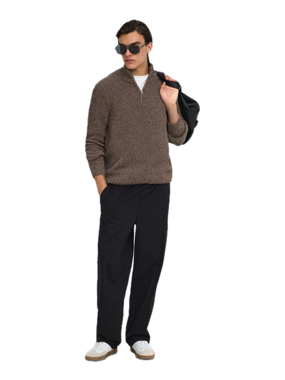Join Reg LS High Neck Knit Champ