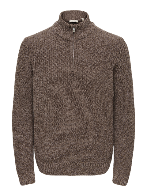 Join Reg LS High Neck Knit Champ