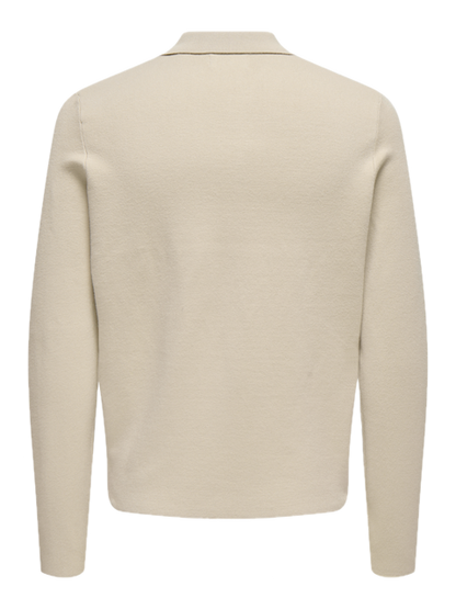 Cooper Reg LS 12 HalfZip Polo