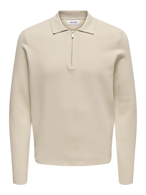 Cooper Reg LS 12 HalfZip Polo