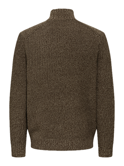 Join Reg LS High Neck Knit Camp