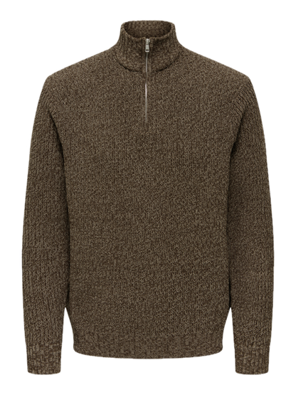 Join Reg LS High Neck Knit Camp