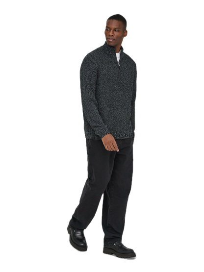 Join Reg LS High Neck Knit Camp