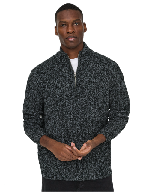 Join Reg LS High Neck Knit Camp