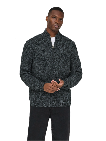 Join Reg LS High Neck Knit Camp